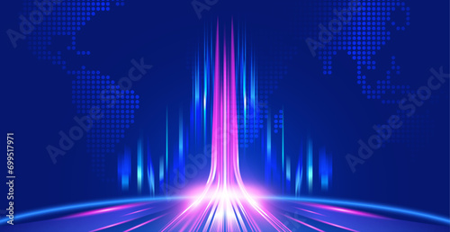 Abstract technology futuristic background
