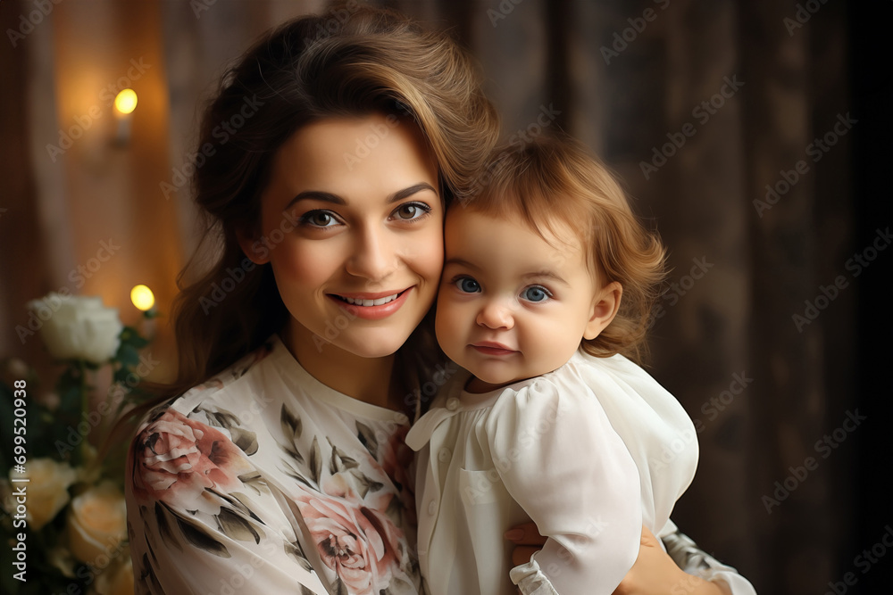 Moments Shared Between Mother and Baby. A Tender Bond Moments Shared Between Mother and Baby. A Tender Bond