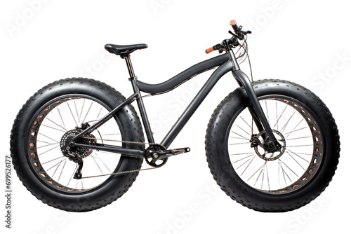 mountain bike with oversized fat tires