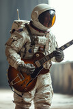 Astronaut mit Gitarre