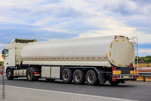 Fuel truck transports fuel