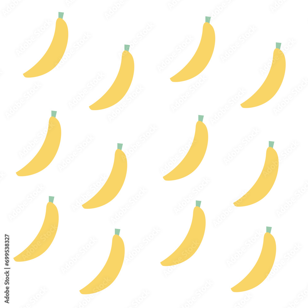Banana Fruit Seamless Pattern