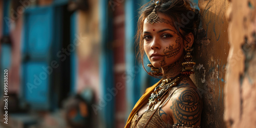 Mughal tattoos a womanly goddess