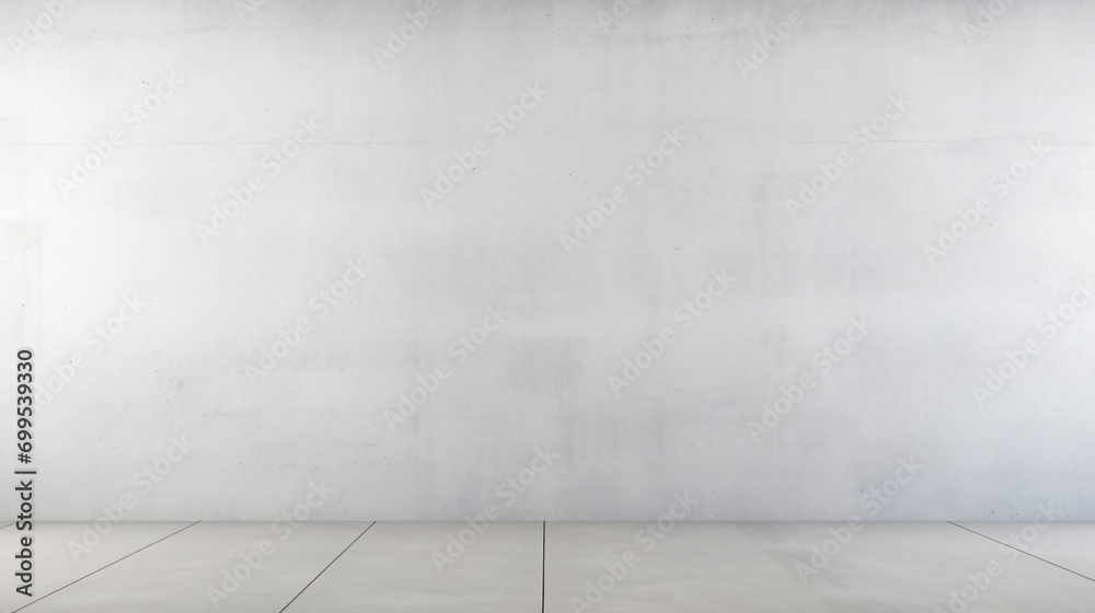 Blank white concrete wall Minimalistic backdrop