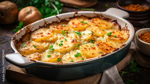 Cheesy and spiced homemade scalloped potatoes copy