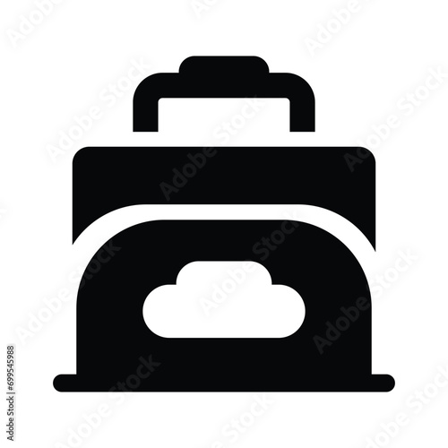 Business briefcase icon