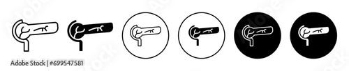 pancreas anatomy linear icon simple vector. stomach pancreatic organ illustration set