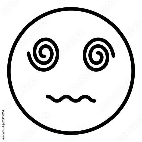 Dizzy Drawings Line Icon