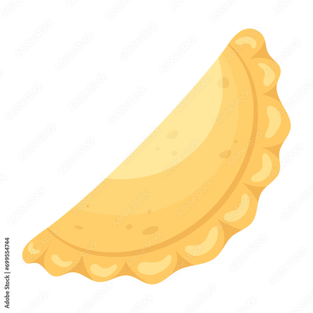 Empanada. traditional dish from latin america. Vector illustration. Empanada. traditional dish from latin america. Vector illustration.