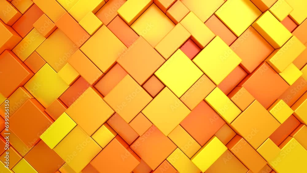Background of Boxes. Abstract motion, loop, two color, 3d rendering, 4k resolution
Background of Boxes. Abstract motion, loop, two color, 3d rendering, 4k resolution