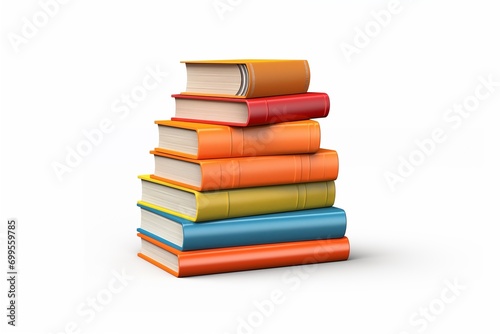 Wallpaper Mural 3D book stack  Torontodigital.ca