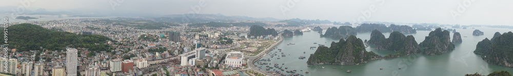 Karst Rock Ocean Landscapes in the Ha Long Bay, Vietnam. Karst Rock Ocean Landscapes in the Ha Long Bay, Vietnam.