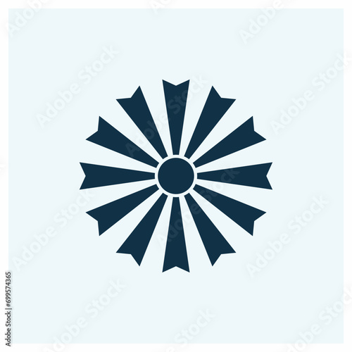 Kamon Symbols of Japan. Japanesse clan kamon crest symbol. japanese ancient family stamp symbol. A symbol used to decorate and identify people in family. 