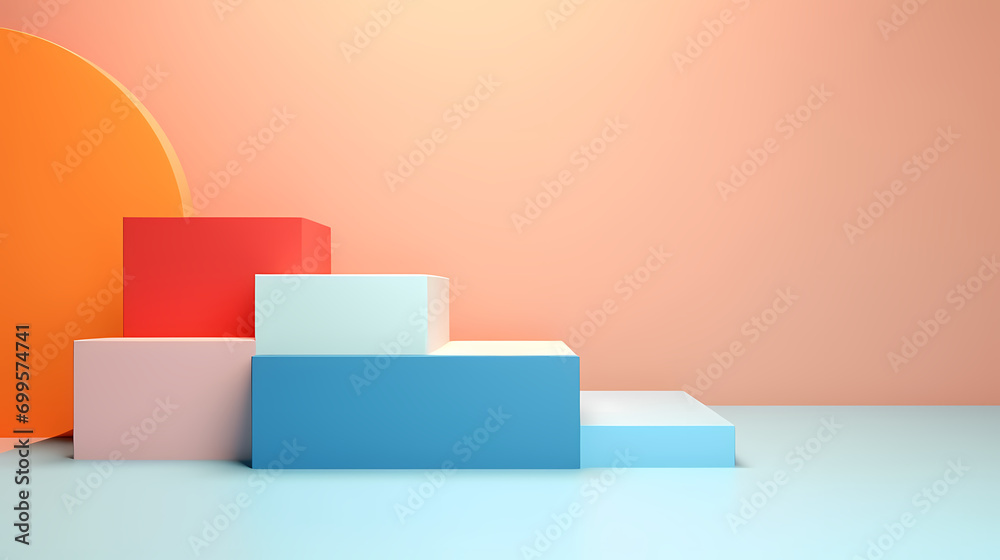 Minimalism, gradient soft background, PPT background