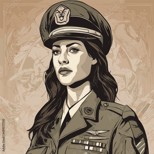 military soldier in military uniform