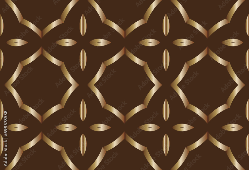 Abstract classic golden pattern. Modern style fabric design textile swatch all over print block. Abstract classic golden pattern. Modern style fabric design textile swatch all over print block.