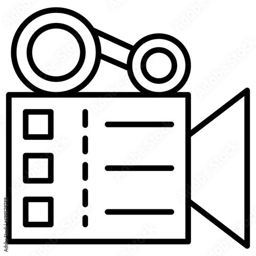 Video Camera Icon of Cinema iconset.