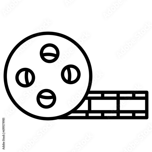 Film Reel Icon of Cinema iconset.