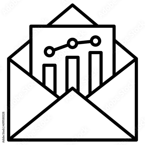 Email Statistics Icon of Business iconset.