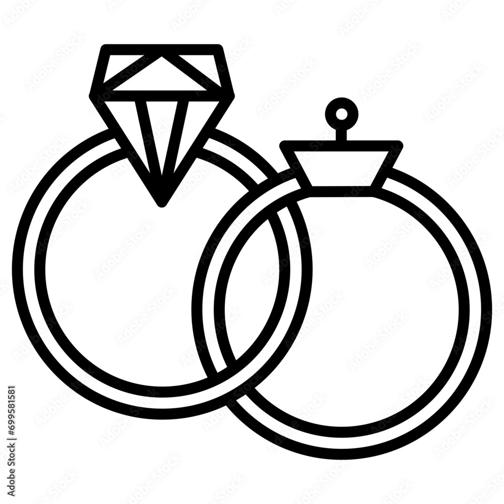Wedding Rings Icon of Wedding iconset. Wedding Rings Icon of Wedding iconset.