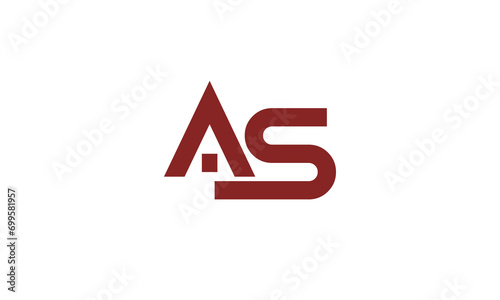 AS, SA , A ,S, Abstract Letters Logo Monogram	
