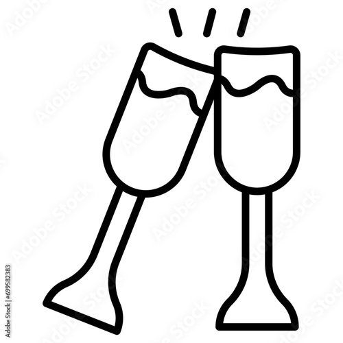 Cheers Icon of Wedding iconset.