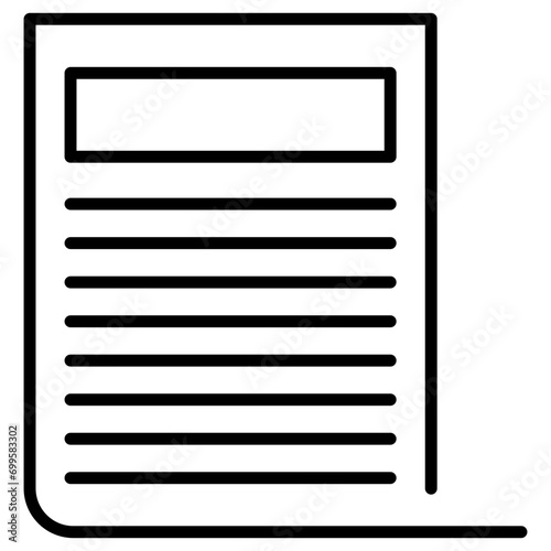 Tabloid Icon of Journalism iconset.