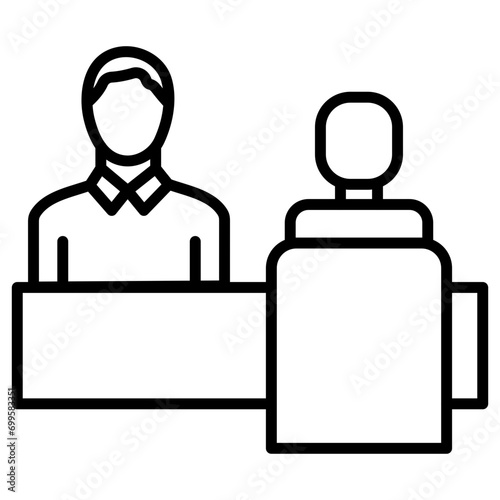 Interview Icon of Journalism iconset.