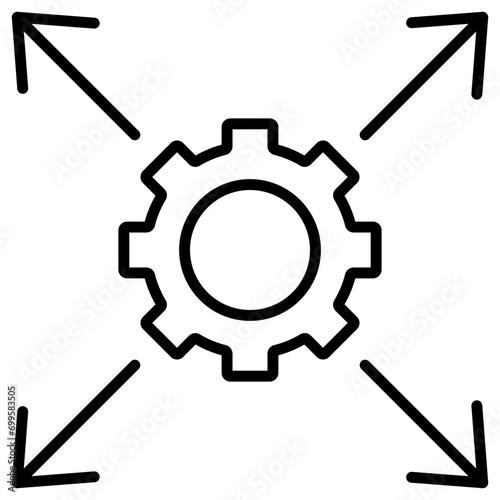 Network Scalability Icon of Networking iconset.