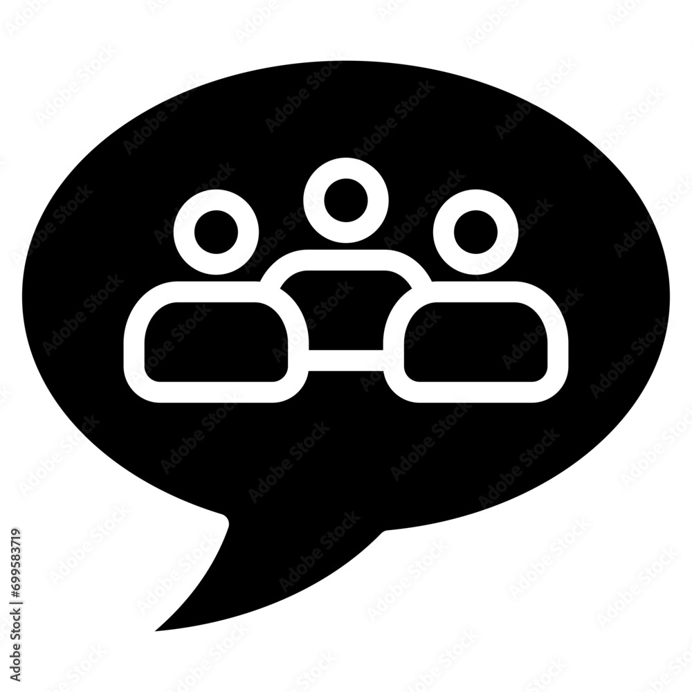 Chat Group Icon Element For Design Chat Group Icon Element For Design