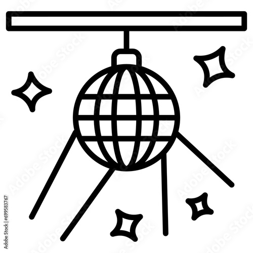 Disco Ball Icon of Entertainment iconset.