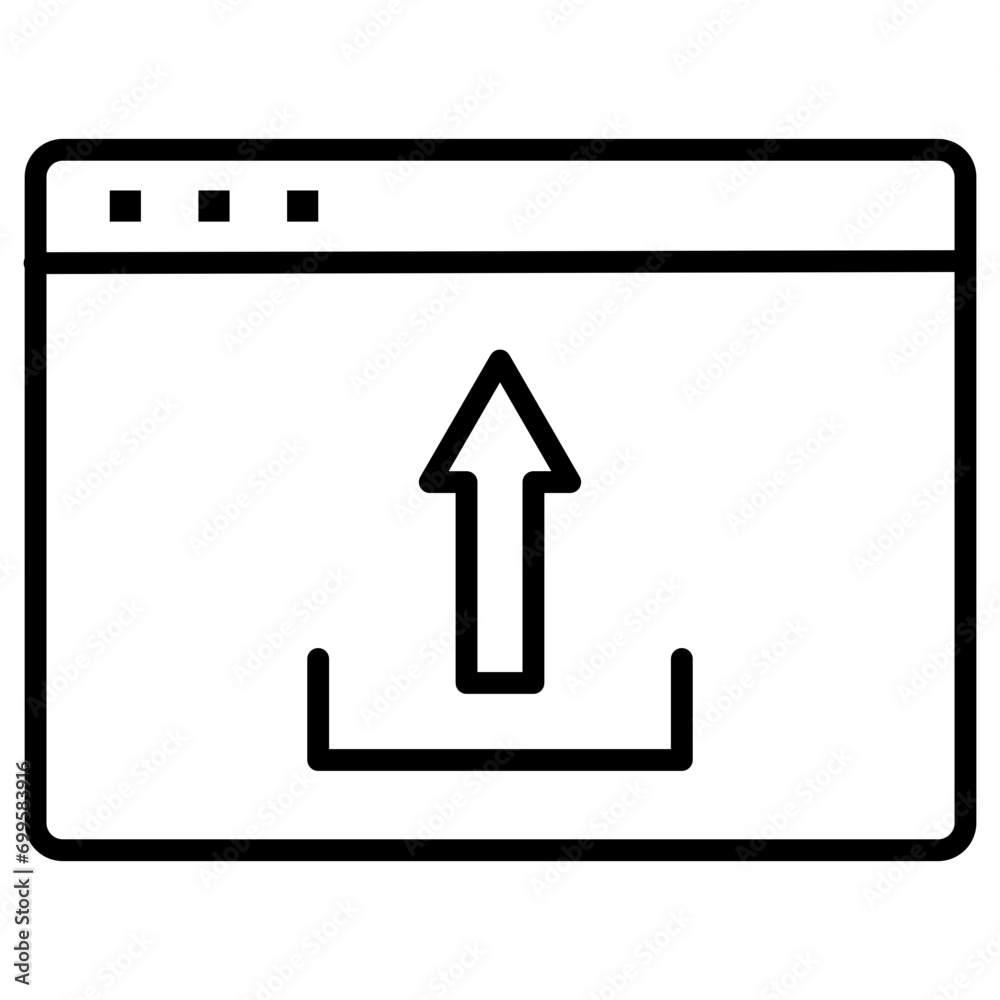 Webpage Upload Icon of SEO and SEM iconset. Webpage Upload Icon of SEO and SEM iconset.