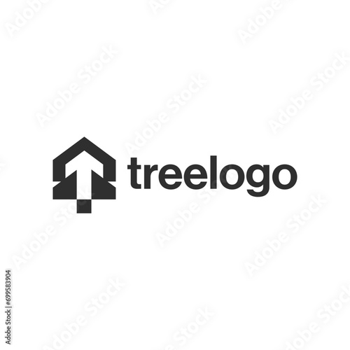 Tree forest timber logo