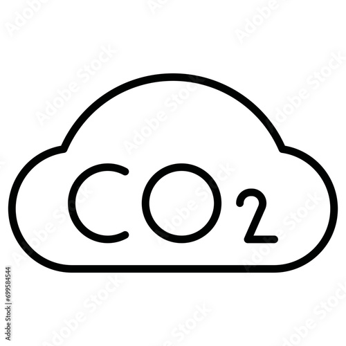 Carbon dioxide Icon of Renewable Energy iconset.
