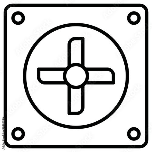 Air Cooler Icon of Renewable Energy iconset.