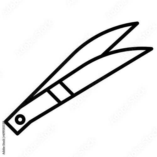 Tweezers Icon of Hair Salon iconset.