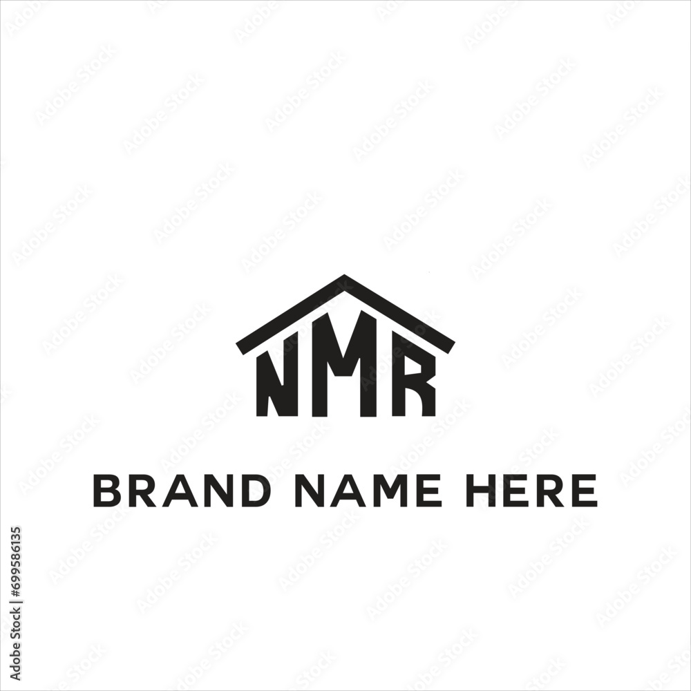 NMR logo. N M R design. White NMR letter. NMR, N M R letter logo design. Initial letter NMR linked circle uppercase monogram logo. N M R letter logo vector design.