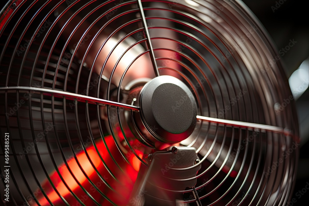 A dedicated fan enhances air circulation for effective air conditioning. A dedicated fan enhances air circulation for effective air conditioning.