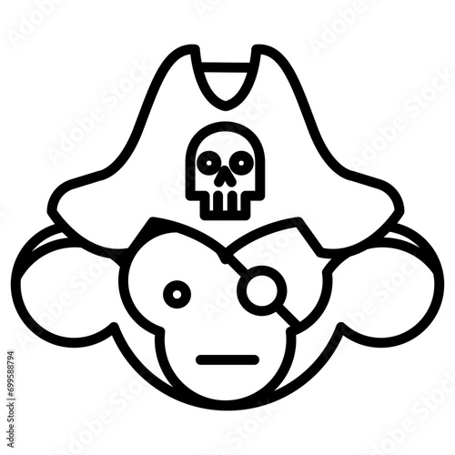 Pirate Monkey Icon of Pirate iconset.