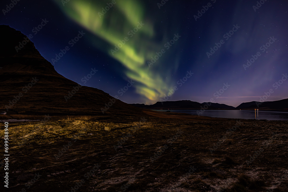 Polarlichter Naturschauspiel in Island Polarlichter Naturschauspiel in Island