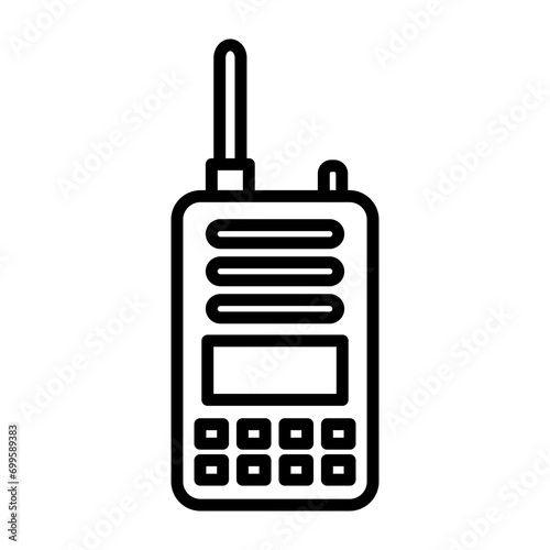 Walkie Talkie Icon of Police iconset.