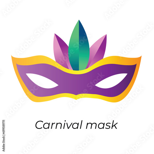 Brazilian carnival mask