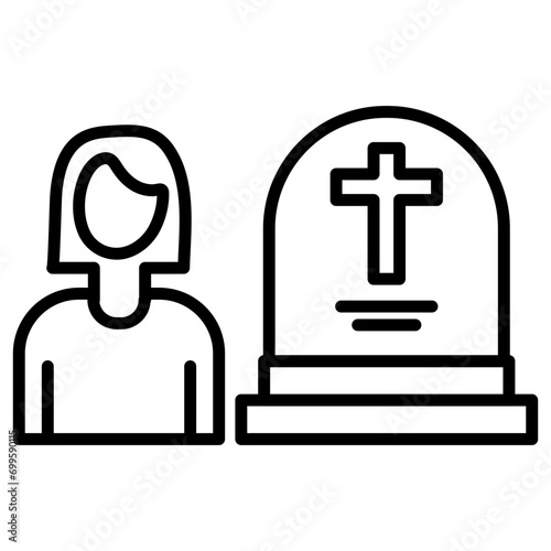 Widow Icon of Funeral iconset.