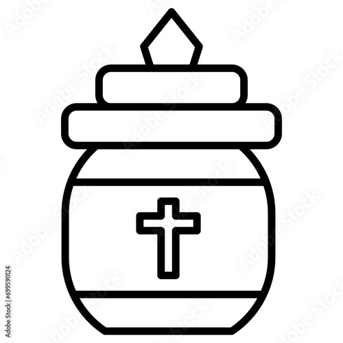 Urn Icon of Funeral iconset.