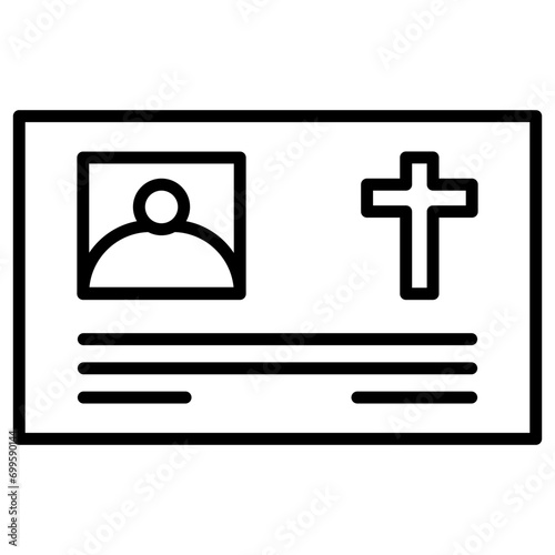 Obituary Icon of Funeral iconset.