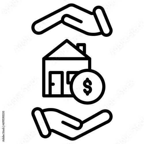Home Loan Icon of Real Estate iconset.