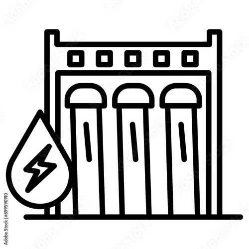 Hydro Power Icon of Sustainable Energy iconset.