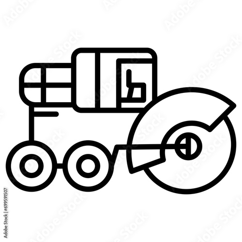 Road Roller Icon of Construction Tools iconset.