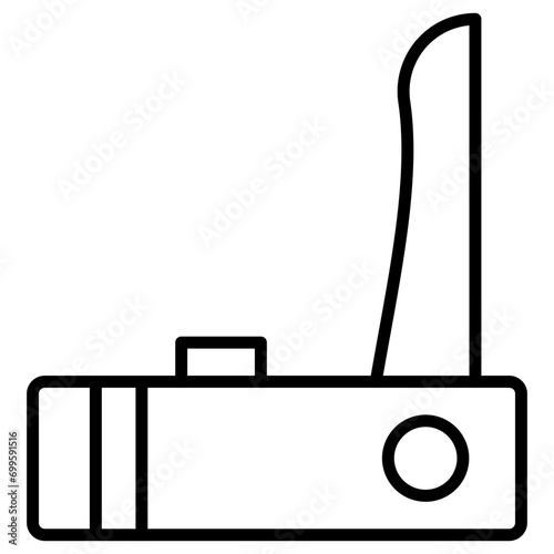 Pocket Knife Icon of Construction Tools iconset.