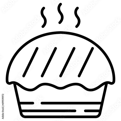 Pie Icon of Morning and Breakfast iconset.